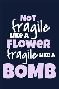 Not Fragile Like A Flower Fragile Like A Bomb