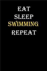 Eat, Sleep, Swimming, Repeat Journal