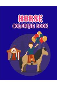 Horse coloring book