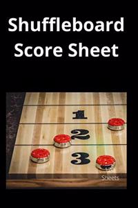 Shuffleboard Score Sheet