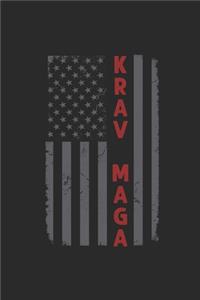 Krav Maga USA: Krav Maga Notebook, Blank Lined (6" x 9" - 120 pages) Martial Arts Themed Notebook for Daily Journal, Diary, and Gift