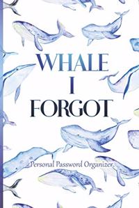 Whale I Forgot - Personal Password Organizer