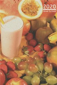 A5 2020 Diary Week To View Paperback Cover With Alternative Design -