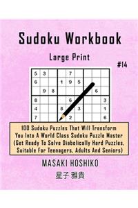 Sudoku Workbook-Large Print #14