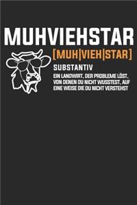Muhviehstar Substantiv Ein Landwirt, der Probleme löst, von denen du nicht wusstest, auf eine Weise die du nicht verstehst.
