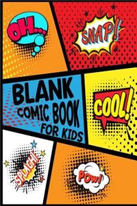 Blank Comic Book for Kids: Create Your Own Comic Book Strip, Variety of Templates for Comic Book Drawing - Notebook and Sketchbook for Kids and Adults to Draw Comics and Journal Over 100 Pages (Super Hero Comics)-[professional Binding]