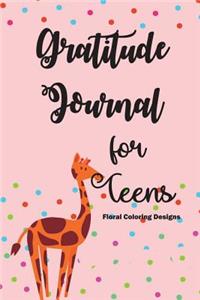 Gratitude Journal for Teens
