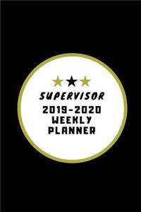 Supervisor 2019-2020 Weekly Planner