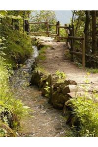 Hiking Notebook Large Size 8.5 x 11 Ruled 150 Pages Softcover