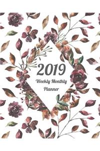 2019 Weekly Monthly Planner