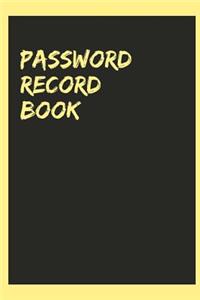 Password Record Book