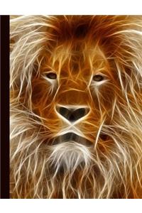 Daily Planner: 2019 - 2020 Lion Fire Leo Yearly Planner I January 19 - December 19 Writing Notebook Plan Days, Set Goals & Get Stuff Done