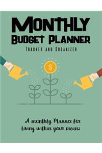 Monthly Budget Planner: Budget Planning, Financial Planning Journal, Monthly Expense Tracker and Organizer (Bill Tracker, Expense Tracker, Home Budget Book/Extra Large)