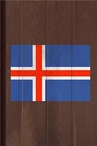 Iceland Flag Journal Notebook