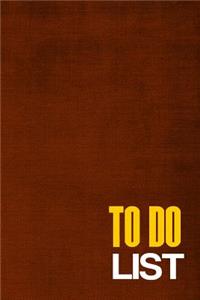 To Do List