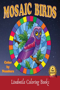 Mosaic Birds Color by Numbers