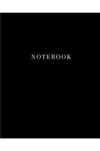 Notebook - Daily Journal Black Cover