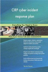 CIRP cyber incident response plan