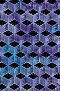 Journal Notebook Cubes Pattern 4