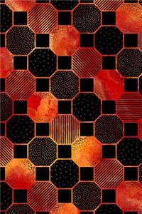 Bullet Journal Notebook Dotty Hexagon Pattern 5