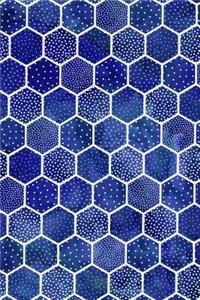 Bullet Journal Notebook Polka Dots and Hexagons Pattern 12