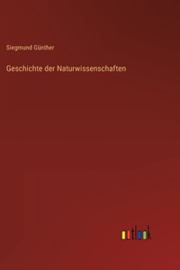 Geschichte der Naturwissenschaften