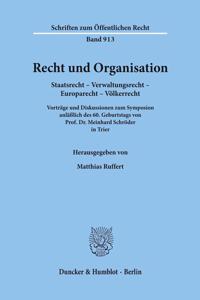 Recht Und Organisation