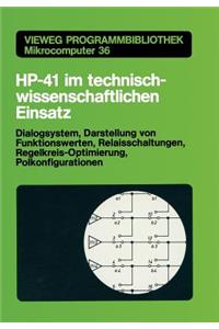 Hp-41 Im Technisch-Wissenschaftlichen Einsatz
