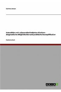 Interaktion mit schwerstbehinderten Kindern. Diagnostische Möglichkeiten und praktische Exemplifikation