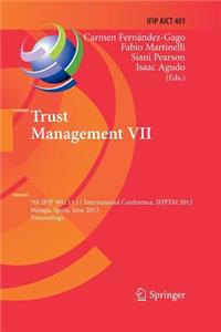 Trust Management VII