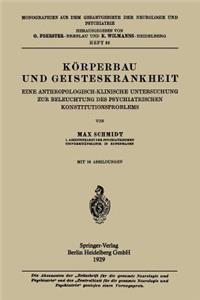 Körperbau Und Geisteskrankheit