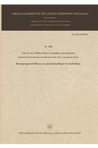 Bewegungsverhältnisse an Gleichschenkligen Kurbeltrieben