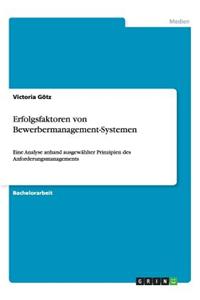 Erfolgsfaktoren von Bewerbermanagement-Systemen