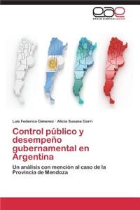 Control Publico y Desempeno Gubernamental En Argentina