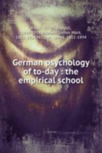 German psychology of to-day