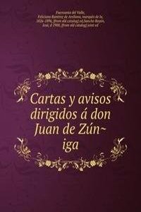 Cartas y avisos dirigidos a don Juan de Zuniga