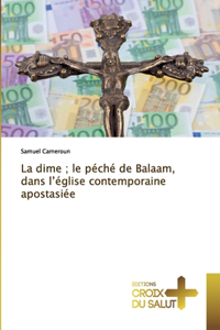 dime; le péché de Balaam, dans l'église contemporaine apostasiée