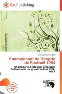 Championnat de Hongrie de Football 1954