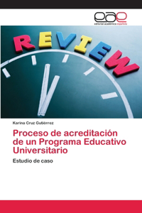 Proceso de acreditación de un Programa Educativo Universitario