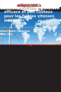 Système de production d'énergie éolienne efficace et peu coûteux pour les faibles vitesses de vent