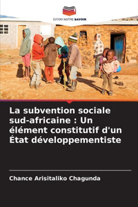subvention sociale sud-africaine