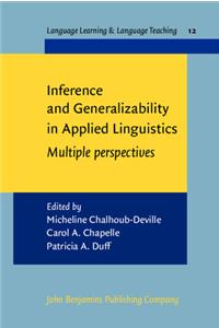 Inference and Generalizability in Applied Linguistics