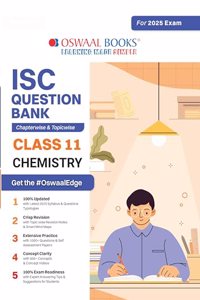 Oswaal ISC Question Bank SOLVED PAPERS | Class 11 | Chemistry | For Exam 2024-25