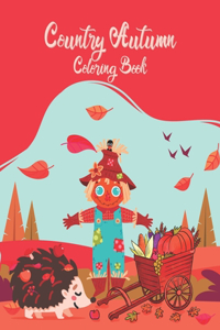 Country Autumn Coloring Book