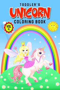 Toddler's Unicorn Coloring Book