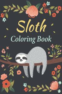 Sloth Coloring Book