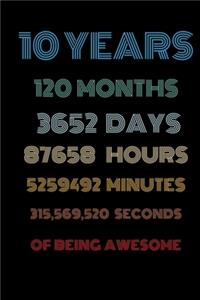 10 years of being awesome