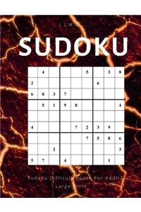 Lime Sudoku difficult books for adults large print
