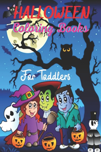 Halloween Coloring Book For Toddlers