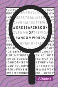 Word Search Book Of Random Words Volume 8